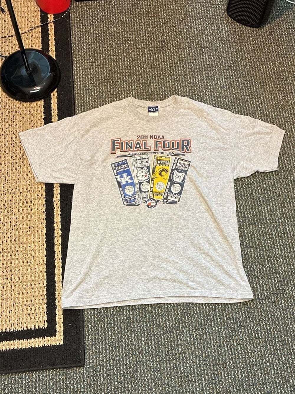 Blue 84 2011 Ncaa Final Four T Shirt Size Xl Gray
